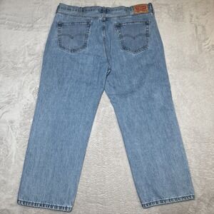 Levi's 550 Relaxed Fit Straight Leg Blue Jeans Pant Size‎ 42x29